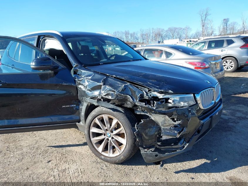 2016 BMW X3 xDrive28I VIN: 5UXWX9C57G0D78460 Lot: 43993432