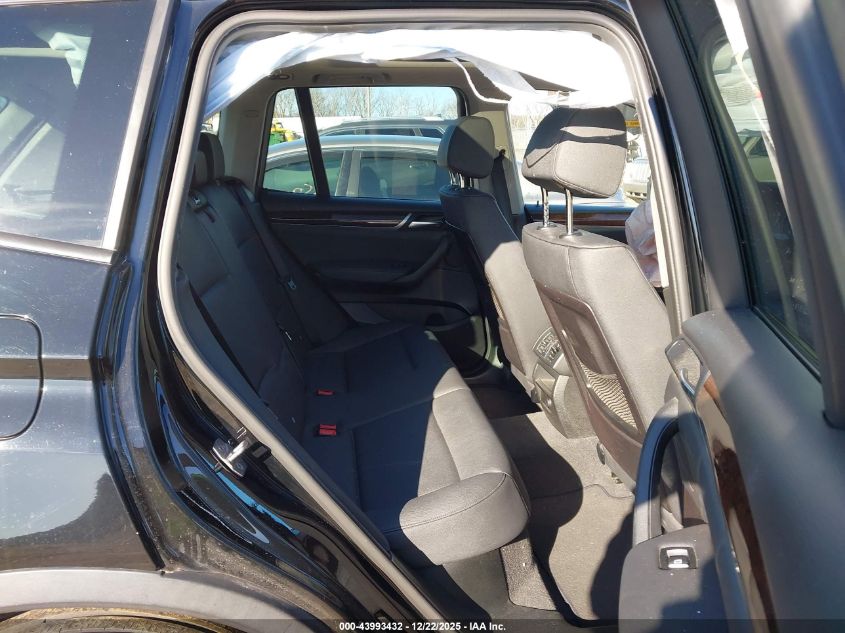 2016 BMW X3 xDrive28I VIN: 5UXWX9C57G0D78460 Lot: 43993432