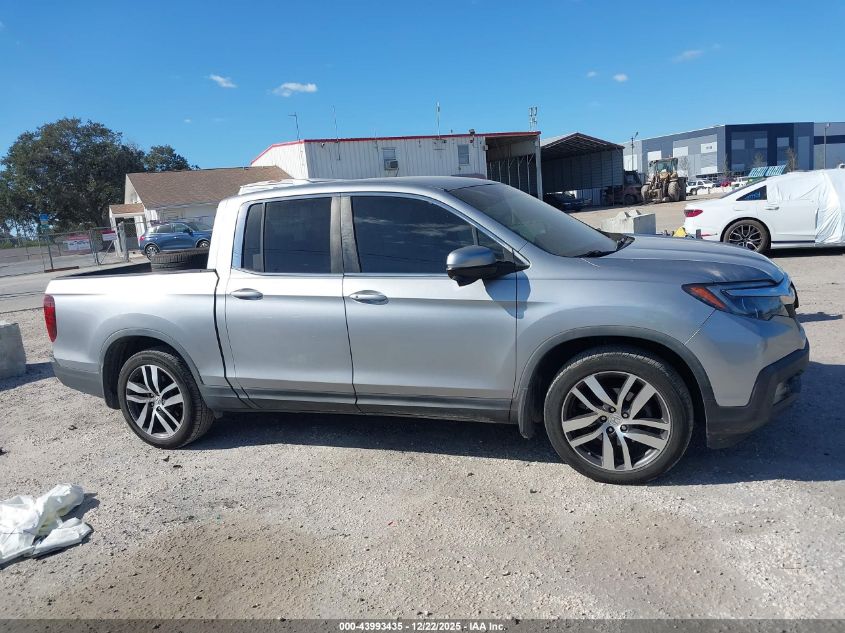 2017 Honda Ridgeline Rtl-T VIN: 5FPYK2F62HB002146 Lot: 43993435