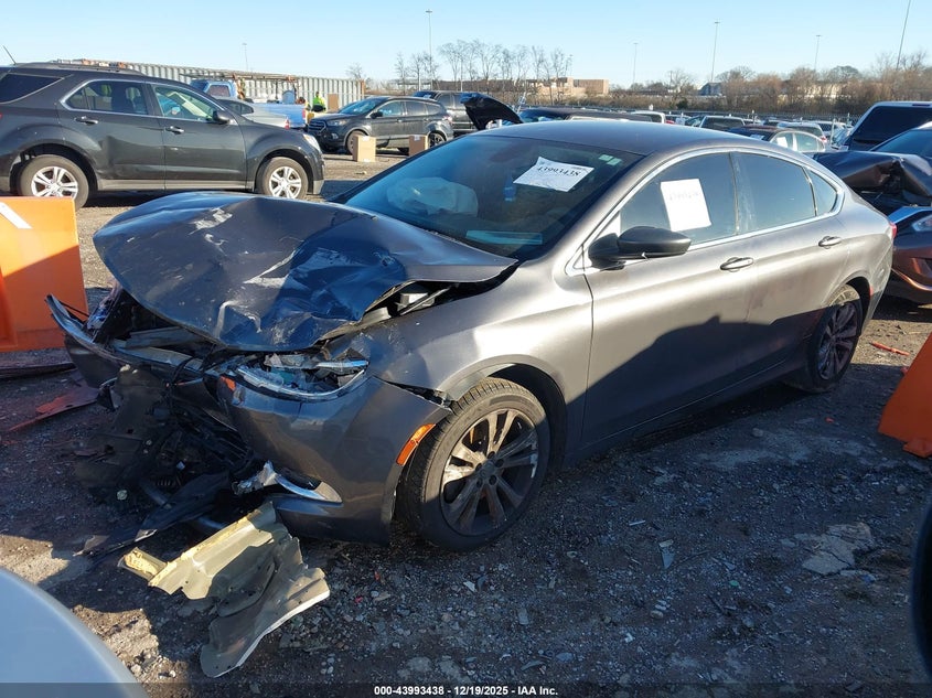 Vin: 1c3cccabxfn708861, lot: 44489180, chrysler 200 limited 20152