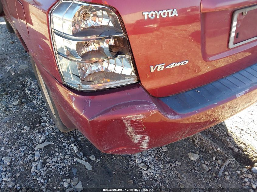 2005 Toyota Highlander Limited V6 VIN: JTEEP21A050082111 Lot: 43993494