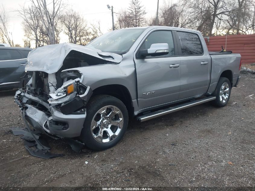 2020 Ram 1500 Big Horn 4X4 5'7 Box VIN: 1C6SRFFT6LN217599 Lot: 43993502