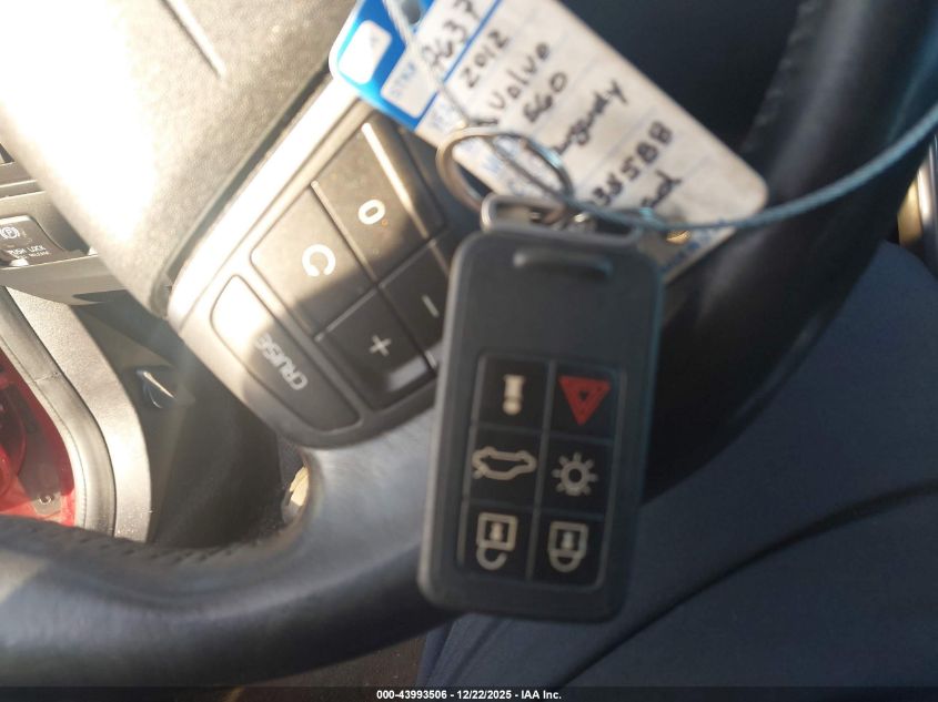 2012 Volvo S60 T5 VIN: YV1622FS1C2038588 Lot: 43993506