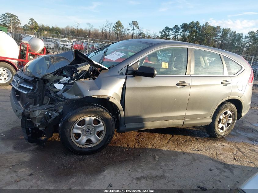 2014 Honda Cr-V Lx VIN: 5J6RM3H36EL001617 Lot: 43993507