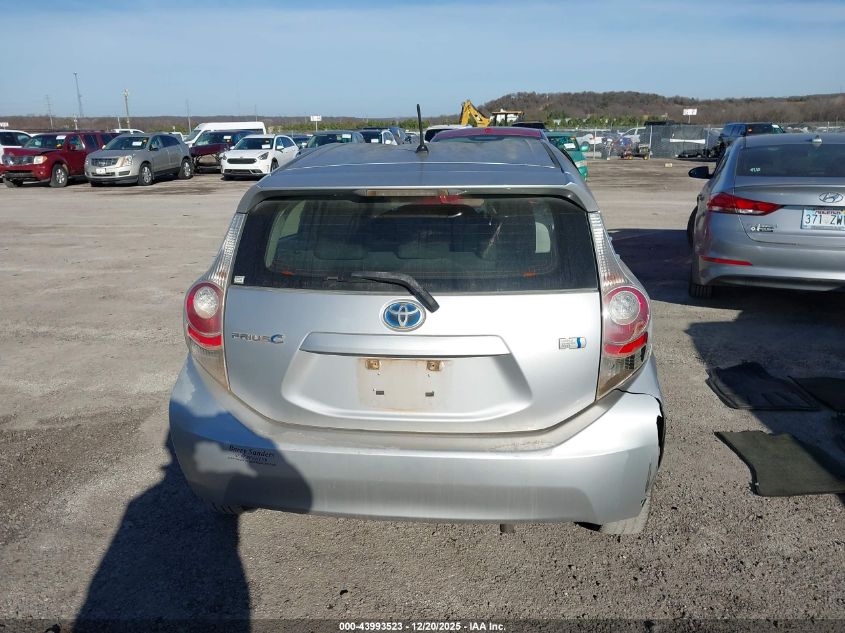 2014 Toyota Prius C One VIN: JTDKDTB34E1562670 Lot: 43993523