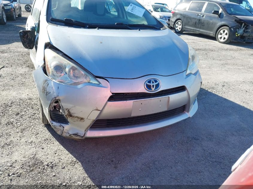 2014 Toyota Prius C One VIN: JTDKDTB34E1562670 Lot: 43993523