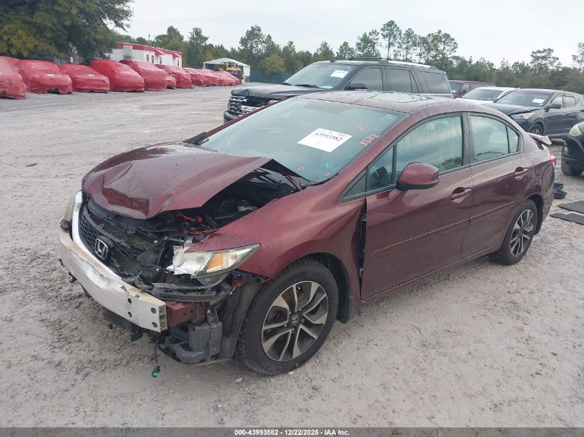 2013 Honda Civic Ex-L VIN: 19XFB2F96DE065499 Lot: 43993582