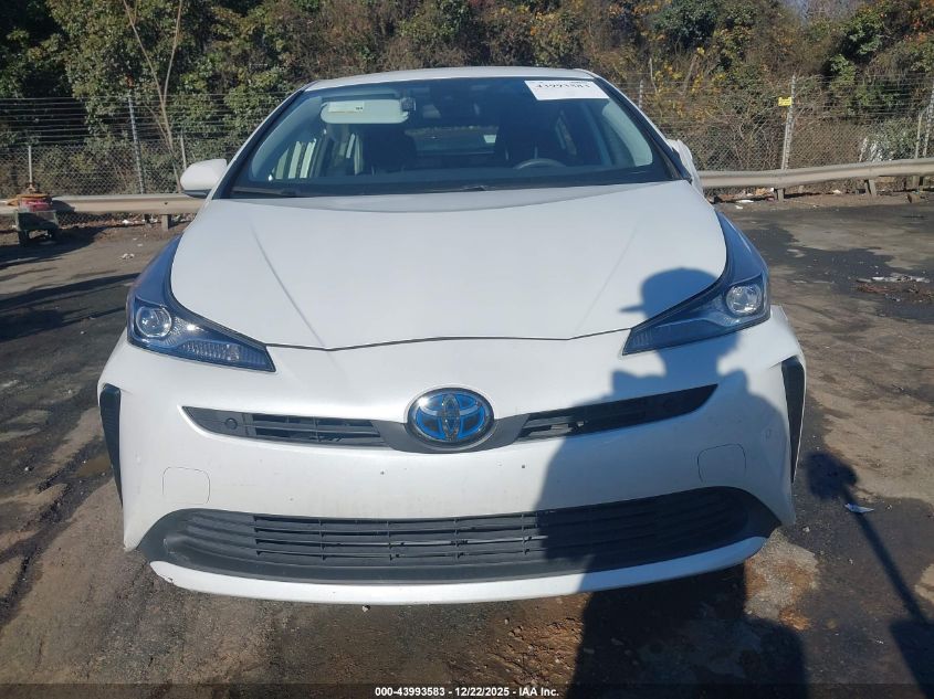 2022 Toyota Prius Le VIN: JTDKAMFU7N3177190 Lot: 43993583