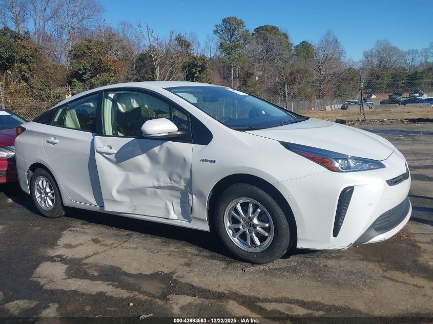 2022 Toyota Prius Le VIN: JTDKAMFU7N3177190 Lot: 43993583