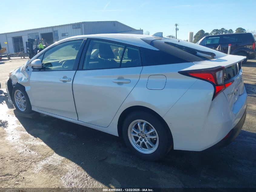 2022 Toyota Prius Le VIN: JTDKAMFU7N3177190 Lot: 43993583