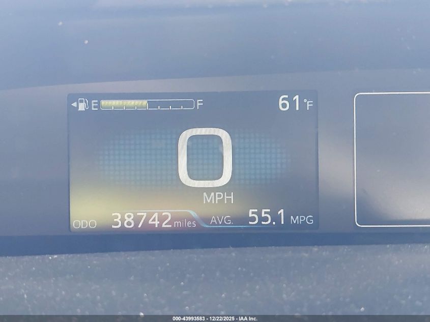 2022 Toyota Prius Le VIN: JTDKAMFU7N3177190 Lot: 43993583