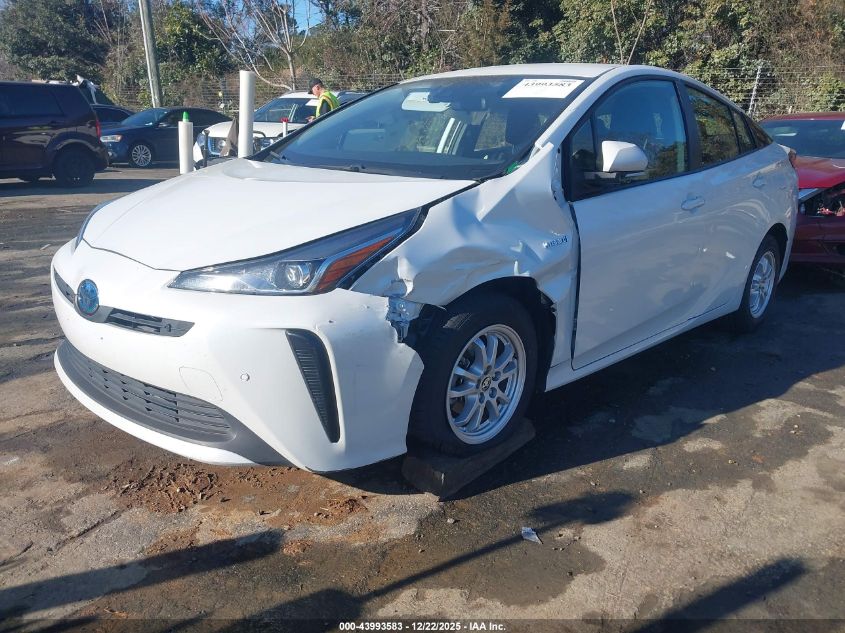 2022 Toyota Prius Le VIN: JTDKAMFU7N3177190 Lot: 43993583