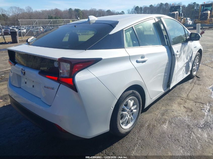 2022 Toyota Prius Le VIN: JTDKAMFU7N3177190 Lot: 43993583