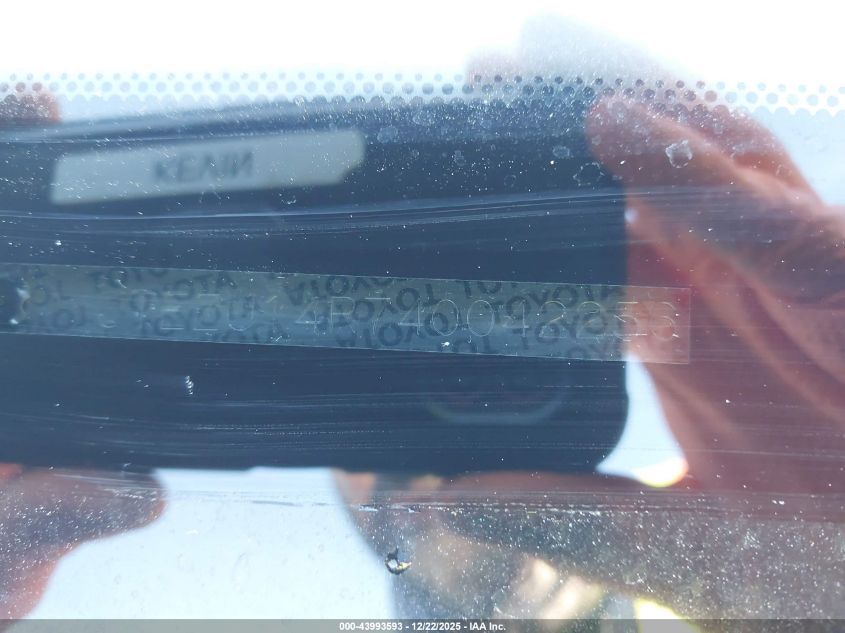 2004 Toyota 4Runner Sr5 V6 VIN: JTEZU14R740042256 Lot: 43993593