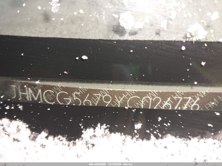 2000 Honda Accord 2.3 Se VIN: JHMCG5679YC026776 Lot: 43993608