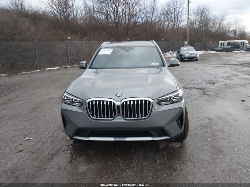 2023 BMW X3 xDrive30I VIN: 5UX53DP0XP9N86768 Lot: 43993626