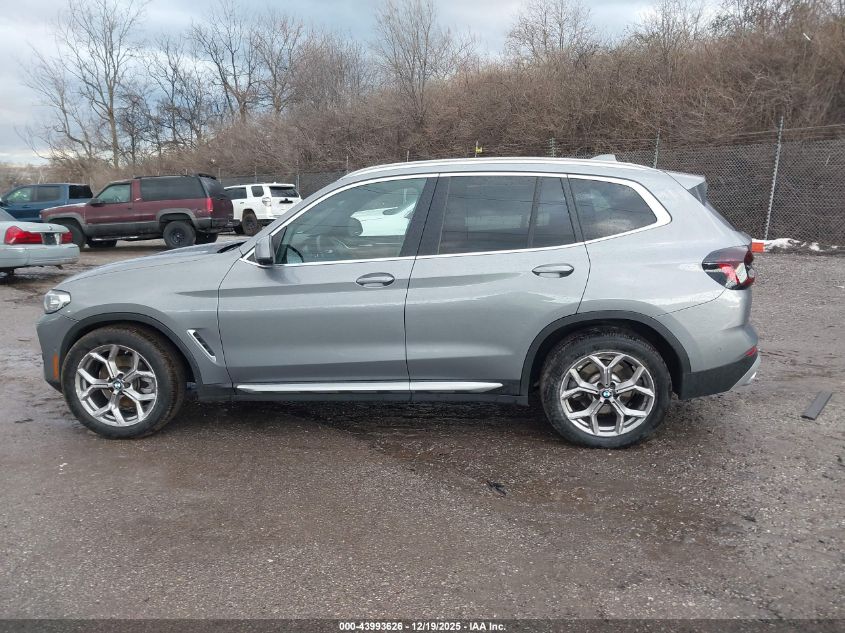 2023 BMW X3 xDrive30I VIN: 5UX53DP0XP9N86768 Lot: 43993626