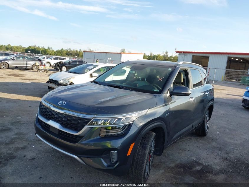 2021 Kia Seltos Sx Turbo VIN: KNDETCA26M7107517 Lot: 43993662