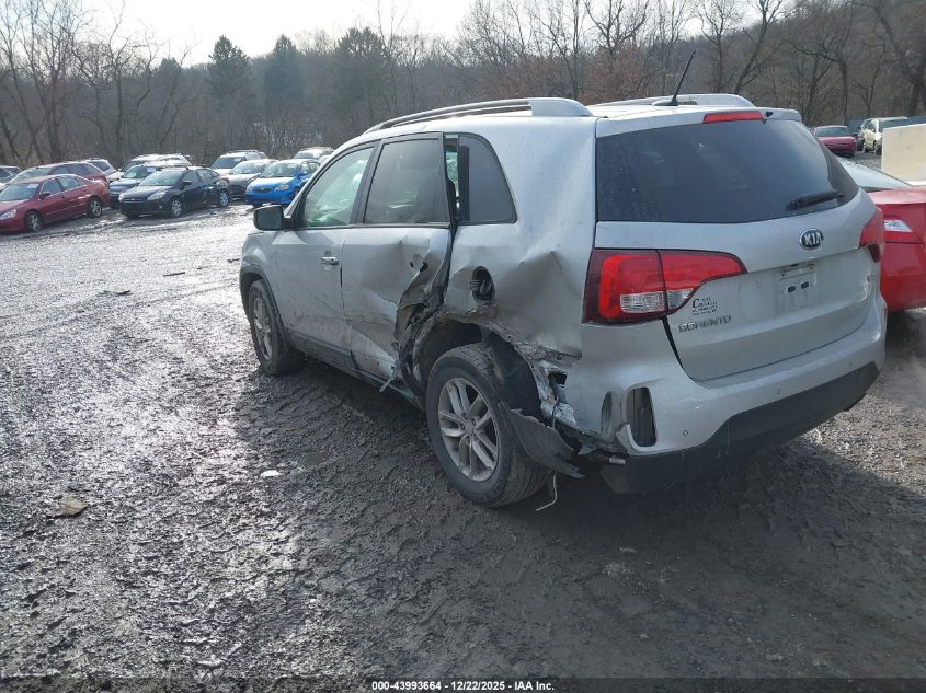 2015 Kia Sorento Lx VIN: 5XYKTCA66FG578322 Lot: 43993664