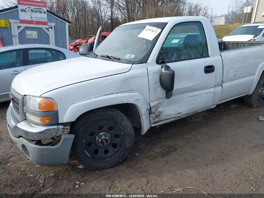 2006 GMC Sierra 1500 Work Truck VIN: 1GTEC14VX6E201229 Lot: 43993672