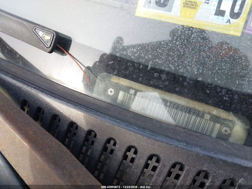 2006 GMC Sierra 1500 Work Truck VIN: 1GTEC14VX6E201229 Lot: 43993672