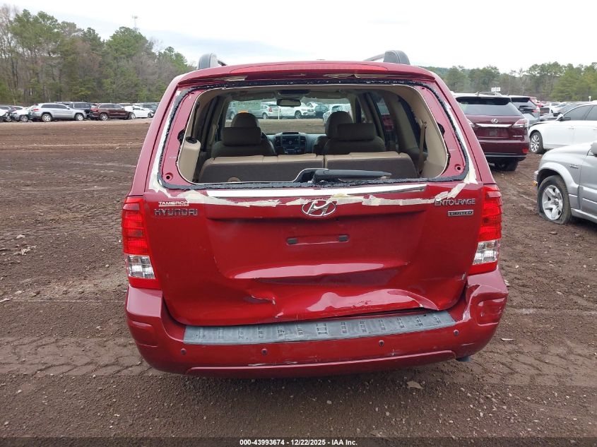 2008 Hyundai Entourage Gls/Se/Limited VIN: KNDMC233686054311 Lot: 43993674