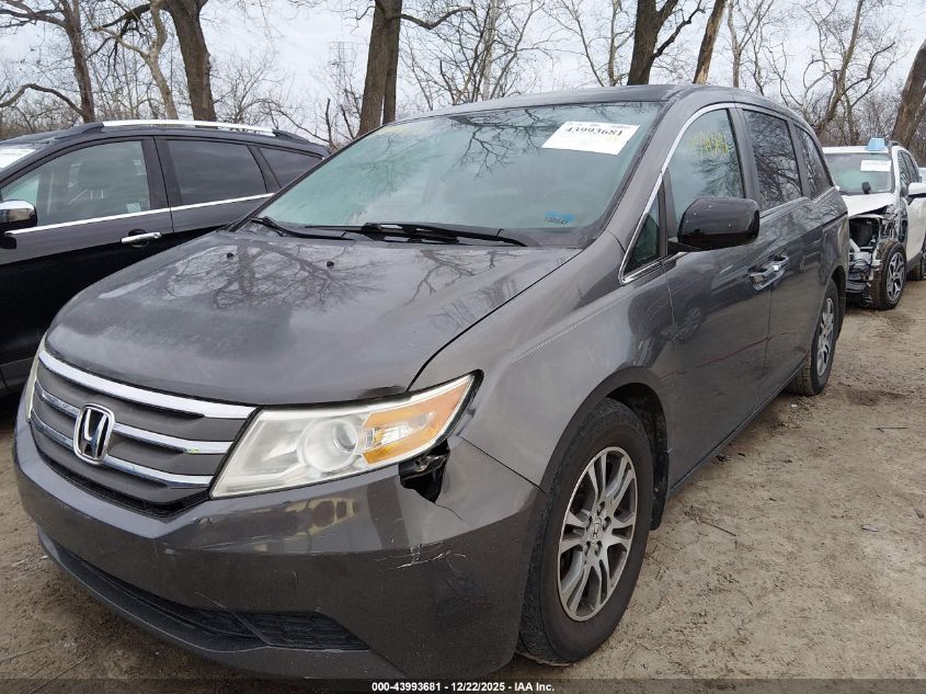 2013 Honda Odyssey Ex-L VIN: 5FNRL5H66DB054401 Lot: 43993681