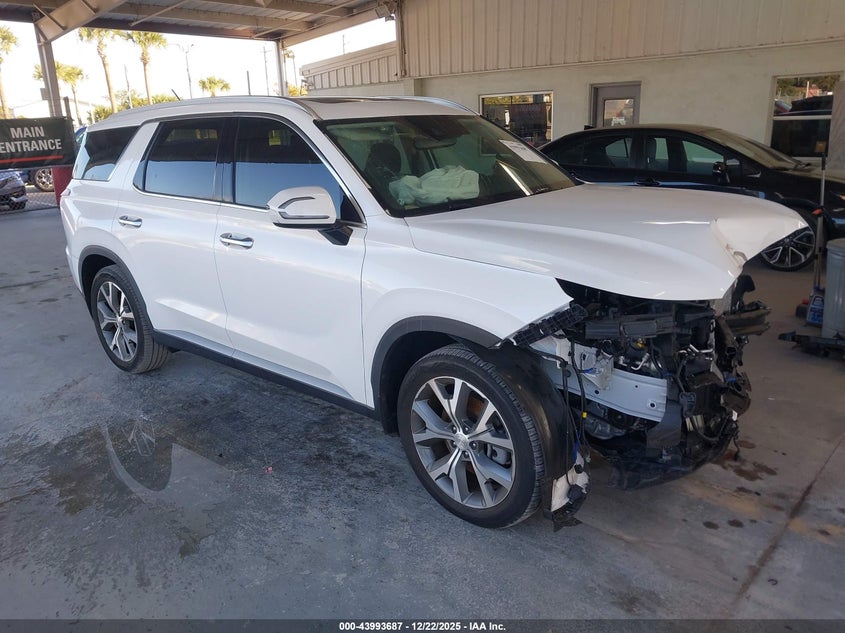 KM8R34HE3NU378797 2022 Hyundai Palisade Sel auction photo 1