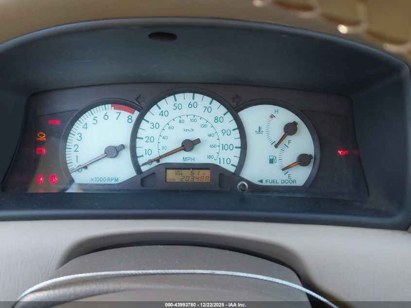 2003 Toyota Corolla Le VIN: 1NXBR32E23Z158678 Lot: 43993780