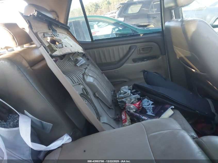 2003 Toyota Sequoia Limited V8 VIN: 5TDZT38A63S166022 Lot: 43993786