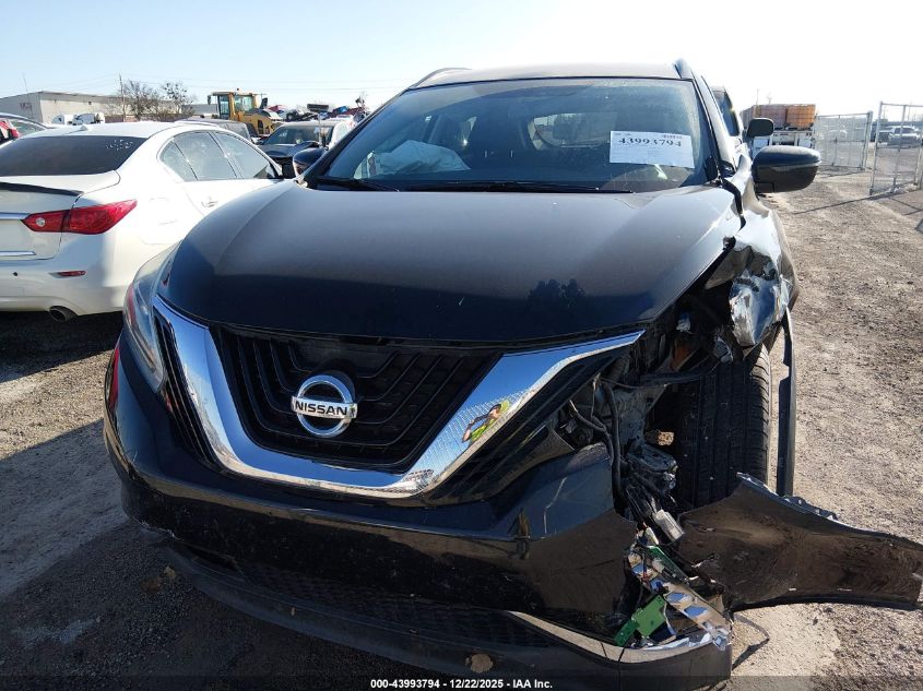 2018 Nissan Murano Sv VIN: 5N1AZ2MH0JN126865 Lot: 43993794