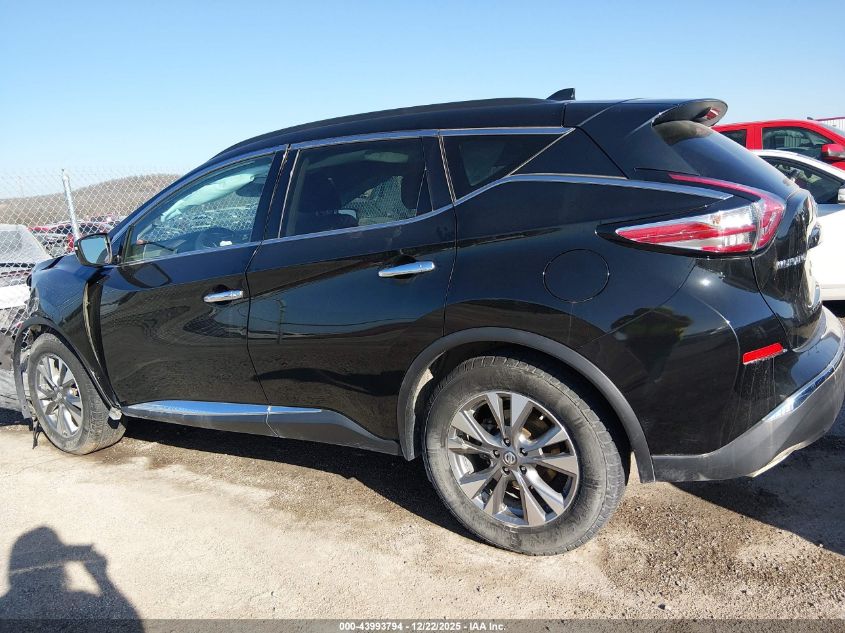 2018 Nissan Murano Sv VIN: 5N1AZ2MH0JN126865 Lot: 43993794