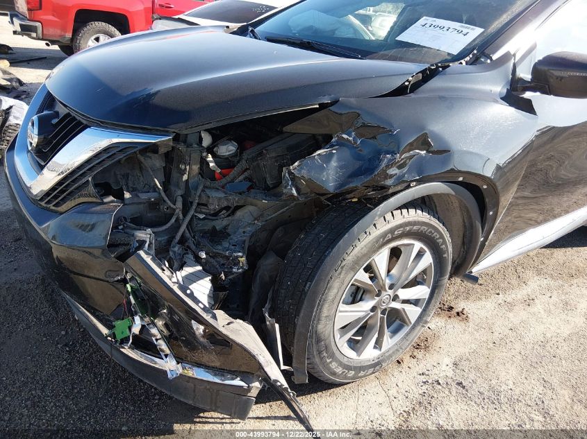 2018 Nissan Murano Sv VIN: 5N1AZ2MH0JN126865 Lot: 43993794