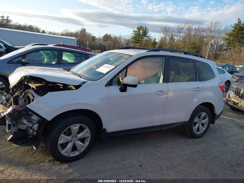 2016 Subaru Forester 2.5I Limited VIN: JF2SJAHC7GH446752 Lot: 43993802