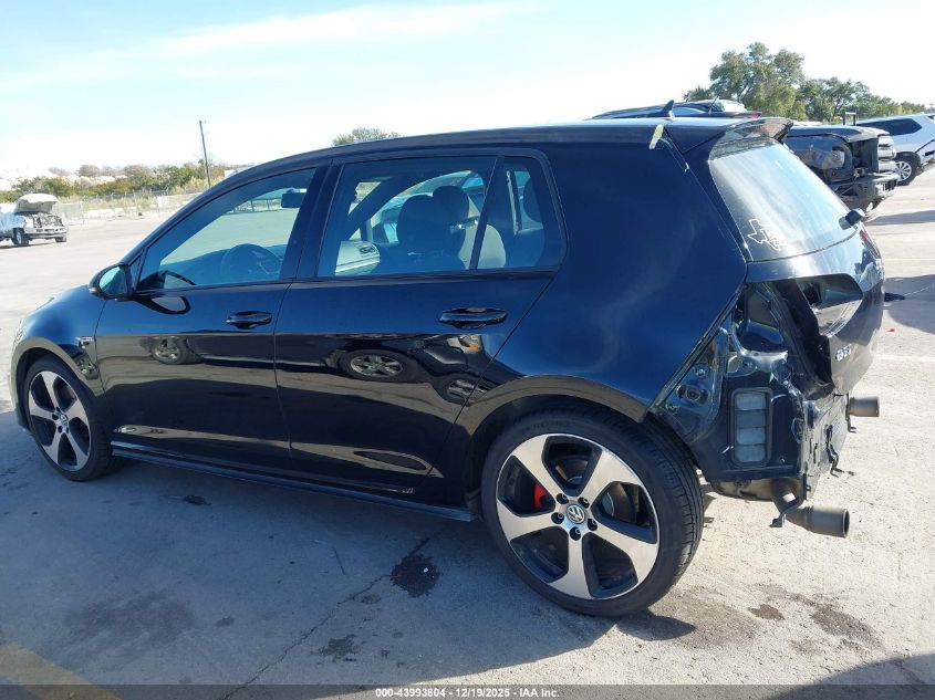 2016 Volkswagen Golf Gti S 4-Door VIN: 3VW4T7AUXGM067194 Lot: 43993804