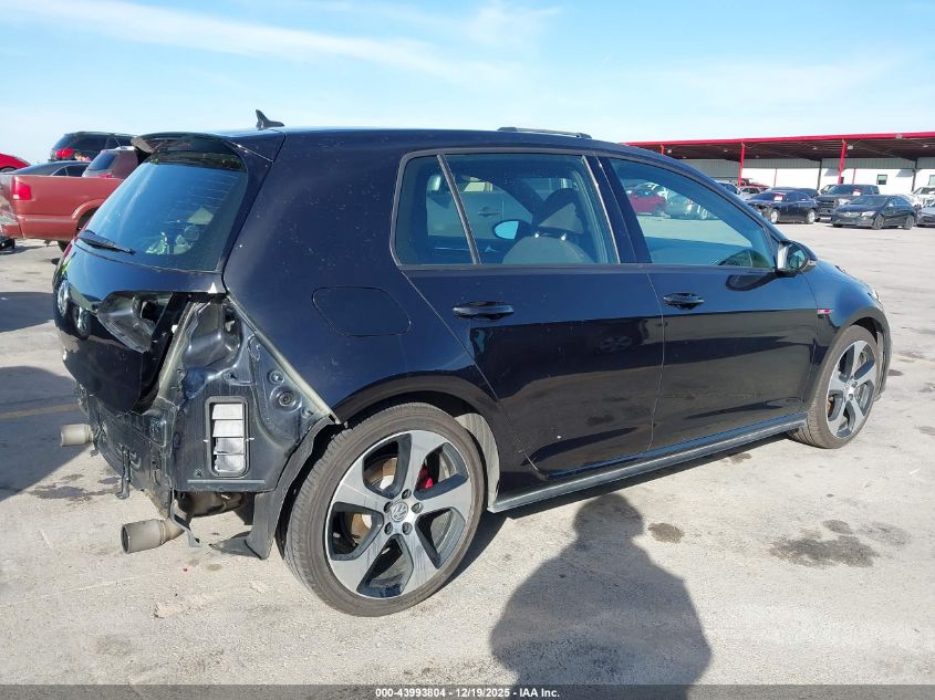 2016 Volkswagen Golf Gti S 4-Door VIN: 3VW4T7AUXGM067194 Lot: 43993804