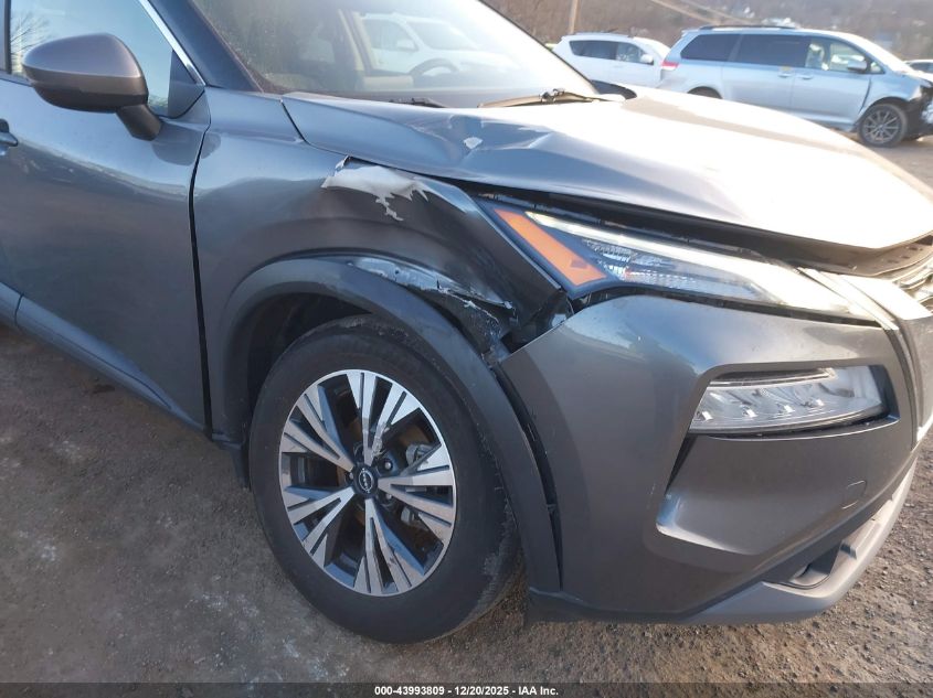 2022 Nissan Rogue Sv Intelligent Awd VIN: 5N1BT3BB7NC684952 Lot: 43993809