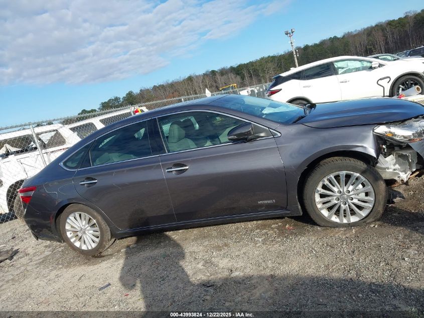 2015 Toyota Avalon Hybrid Xle Touring VIN: 4T1BD1EBXFU040662 Lot: 43993824