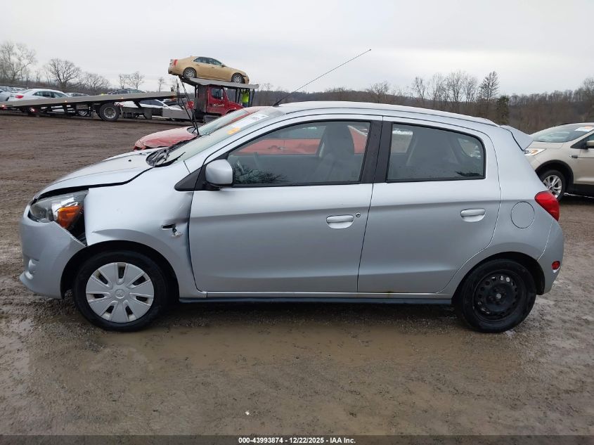 2014 Mitsubishi Mirage De VIN: ML32A3HJ2EH007192 Lot: 43993874