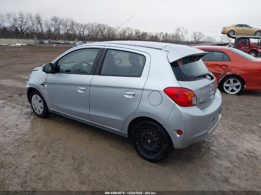2014 Mitsubishi Mirage De VIN: ML32A3HJ2EH007192 Lot: 43993874