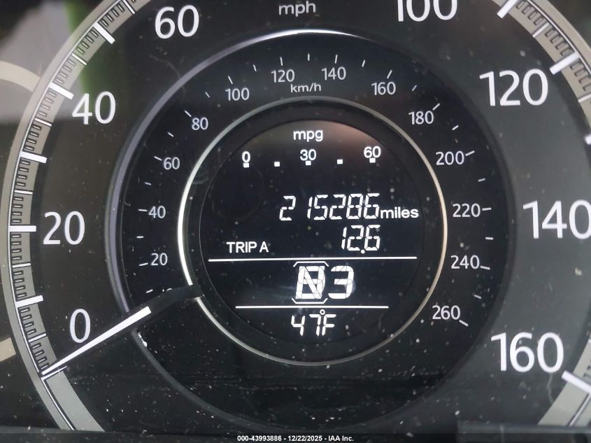 2013 Honda Accord Lx VIN: 1HGCR2F30DA103792 Lot: 43993886