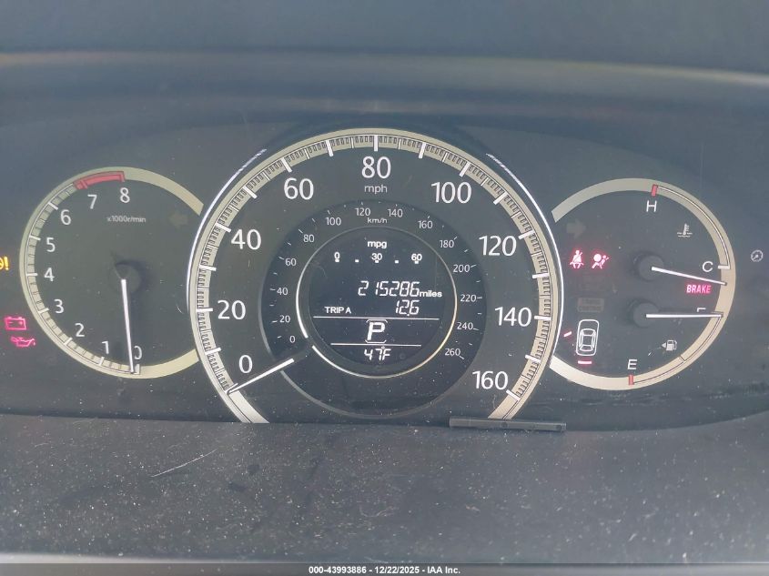 2013 Honda Accord Lx VIN: 1HGCR2F30DA103792 Lot: 43993886