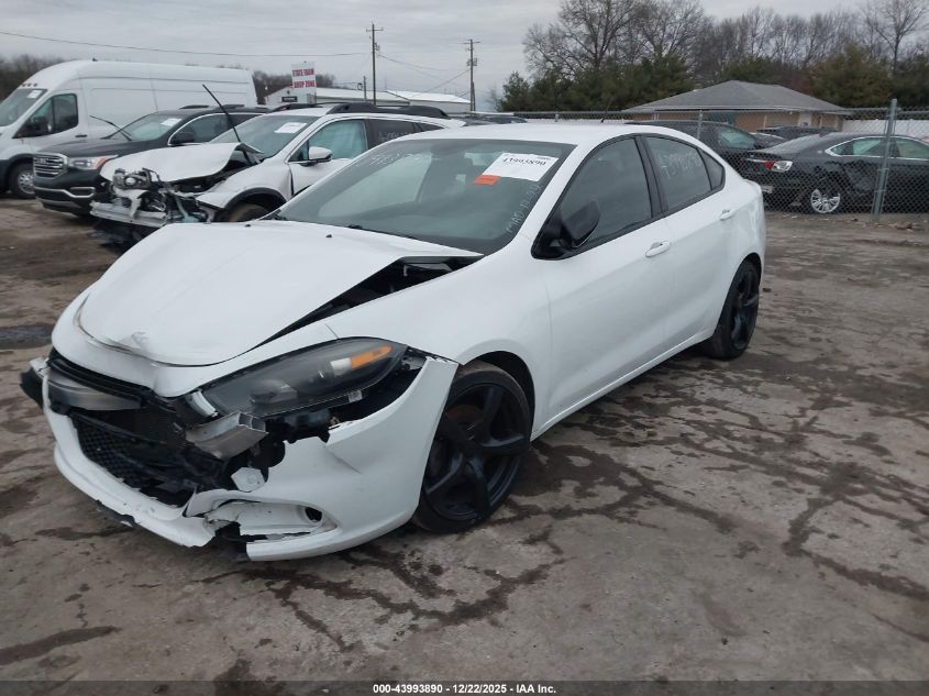 2016 Dodge Dart Sxt VIN: 1C3CDFBB9GD505352 Lot: 43993890