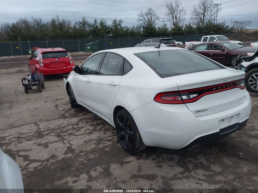 2016 Dodge Dart Sxt VIN: 1C3CDFBB9GD505352 Lot: 43993890