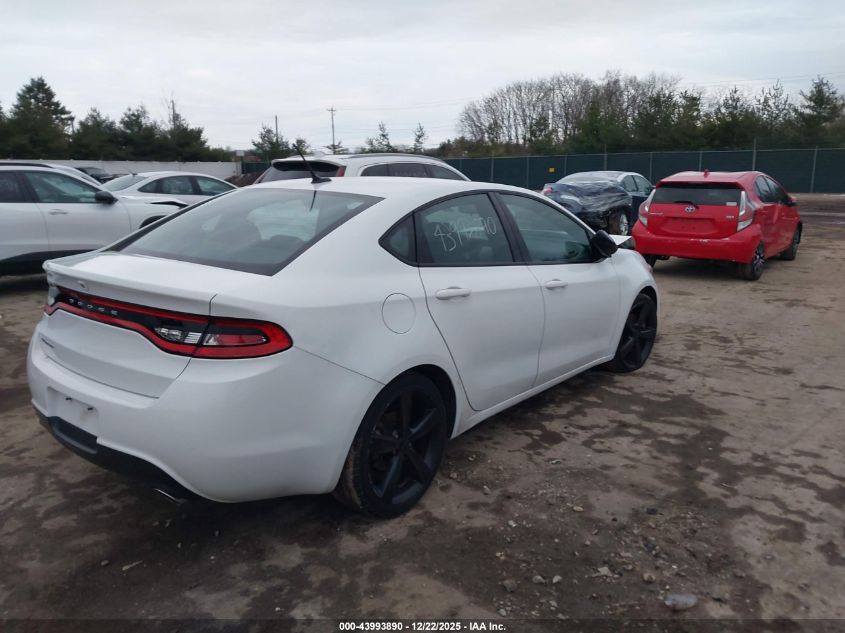 2016 Dodge Dart Sxt VIN: 1C3CDFBB9GD505352 Lot: 43993890