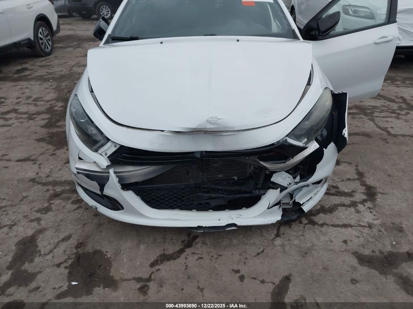 2016 Dodge Dart Sxt VIN: 1C3CDFBB9GD505352 Lot: 43993890