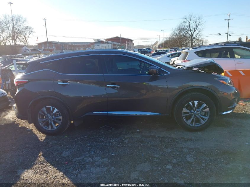 2018 Nissan Murano Sl VIN: 5N1AZ2MG6JN127221 Lot: 43993899