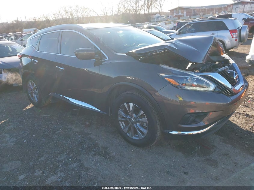 5N1AZ2MG6JN127221 2018 Nissan Murano Sl auction photo 1