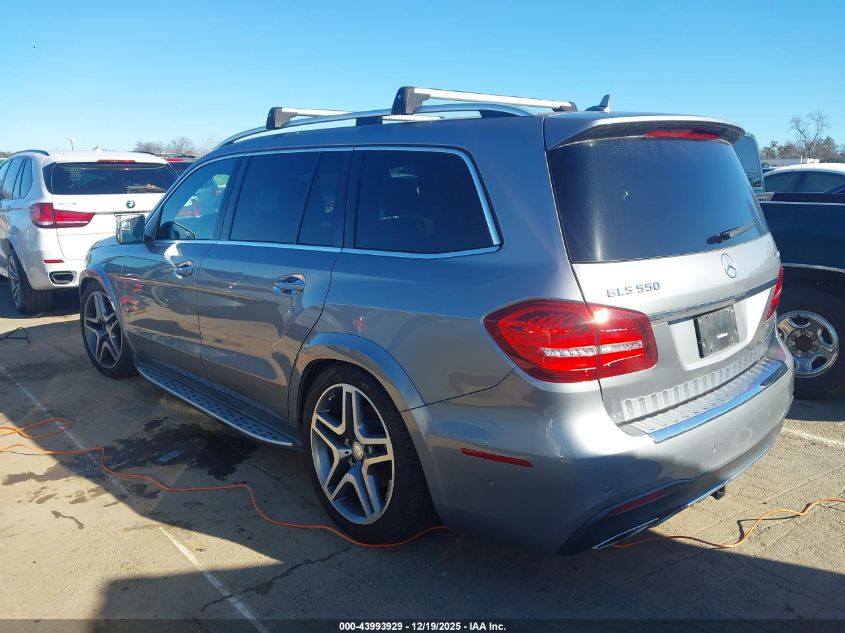 2017 Mercedes-Benz Gls 550 4Matic VIN: 4JGDF7DE5HA772400 Lot: 43993929