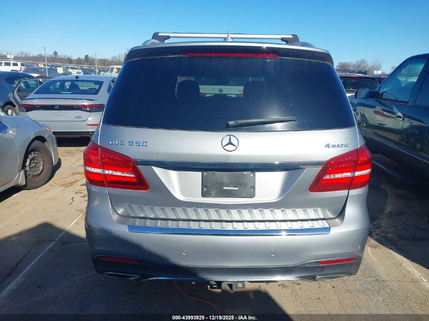 2017 Mercedes-Benz Gls 550 4Matic VIN: 4JGDF7DE5HA772400 Lot: 43993929
